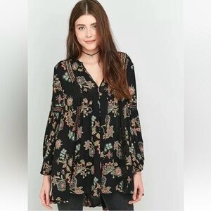 Free People Just The Two Of Us Tunic Top size M